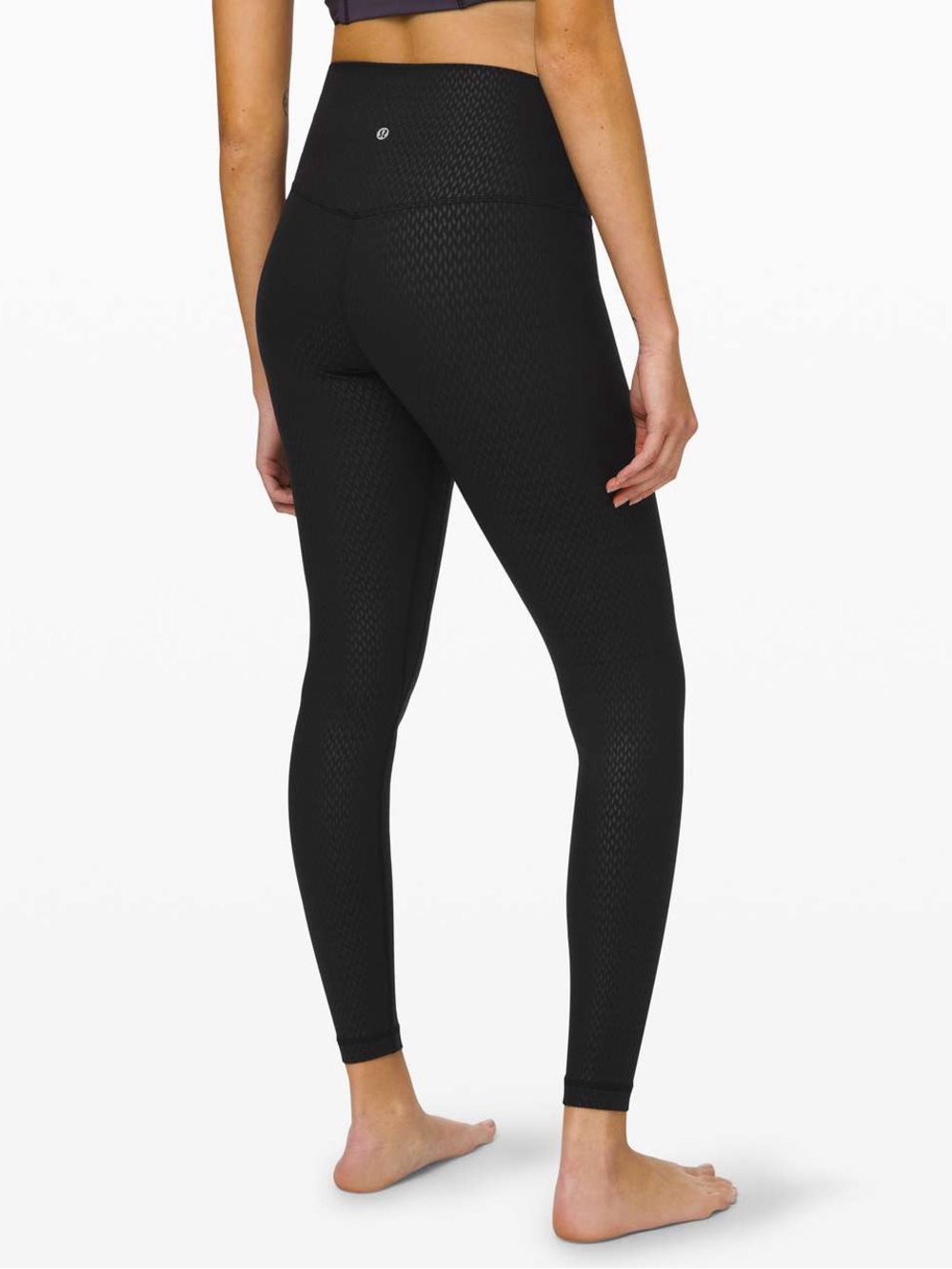 Lululemon Align Leggings Diverge Emboss Black